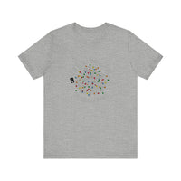 I'm Fine This Is Fine Christmas Lights Quality Tee — Athletic Heather