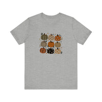 Patterned Pumpkin Patch Quality Tee — Athletic Heather