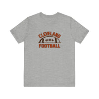 Cleveland Football Vintage Arch Quality Tee — Athletic Heather