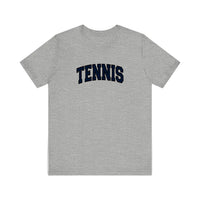 Tennis Varsity Arch Quality Tee — Athletic Heather