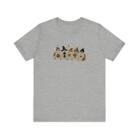 Cozy Autumn Ghost Squad Quality Tee — Athletic Heather