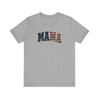 Stars And Stripes Mama Quality Tee — Athletic Heather