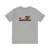 German Soccer Retro Badge Quality Tee — Athletic Heather