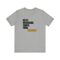 best_husband_dark print Quality Tee — Athletic Heather
