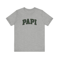 Papi Varsity Letters Quality Tee — Athletic Heather