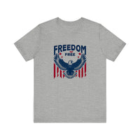 Freedom Not Free Eagle Quality Tee — Athletic Heather