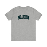 Philadelphia Varsity Arch Quality Tee — Athletic Heather