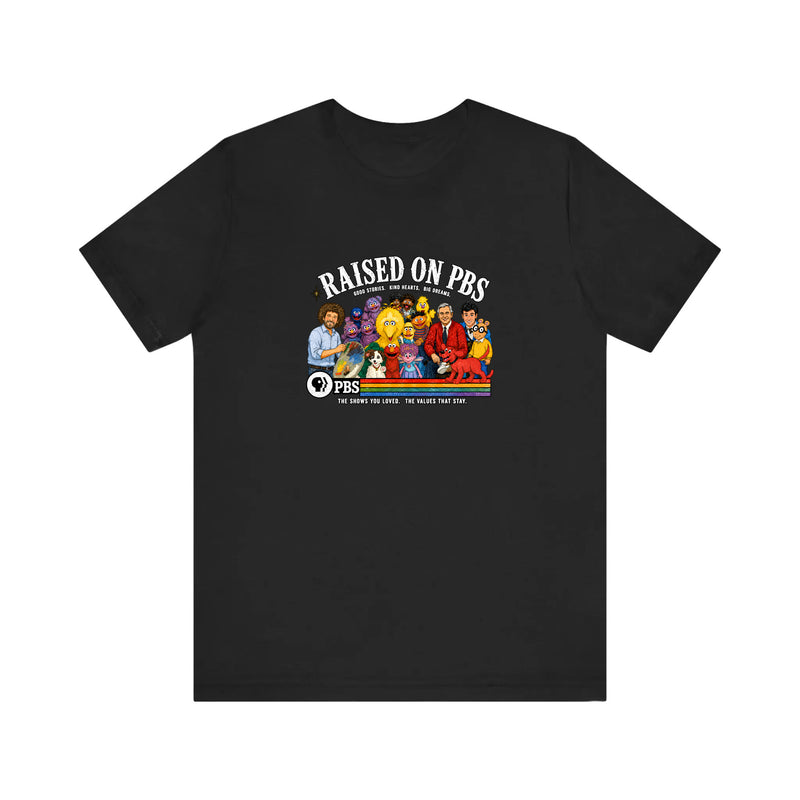 Raised On PBS Quality Tee — Black