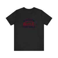 Houston Football Vintage Arch Quality Tee — Black