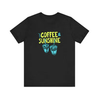 Iced Coffee And Sunshine Quality Tee — Black