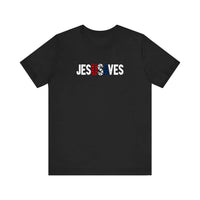 Jesus Saves USA Quality Tee — Black