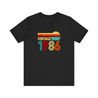 Vintage 1986 Sunset Quality Tee — Black