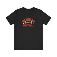 San Francisco Football Vintage Emblem Quality Tee — Black