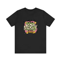 His Mercy Rewrote My Story Quality Tee — Black