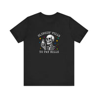 Slingin Pills To Pay Bills Quality Tee — Black