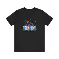 America Wildflower Freedom Quality Tee — Black