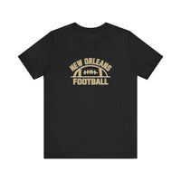 New Orleans Football Vintage Arch Quality Tee — Black