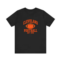 Cleveland Football Est 1946 Quality Tee — Black