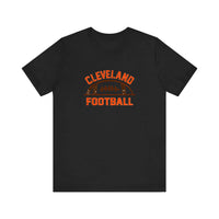 Cleveland Football Vintage Arch Quality Tee — Black