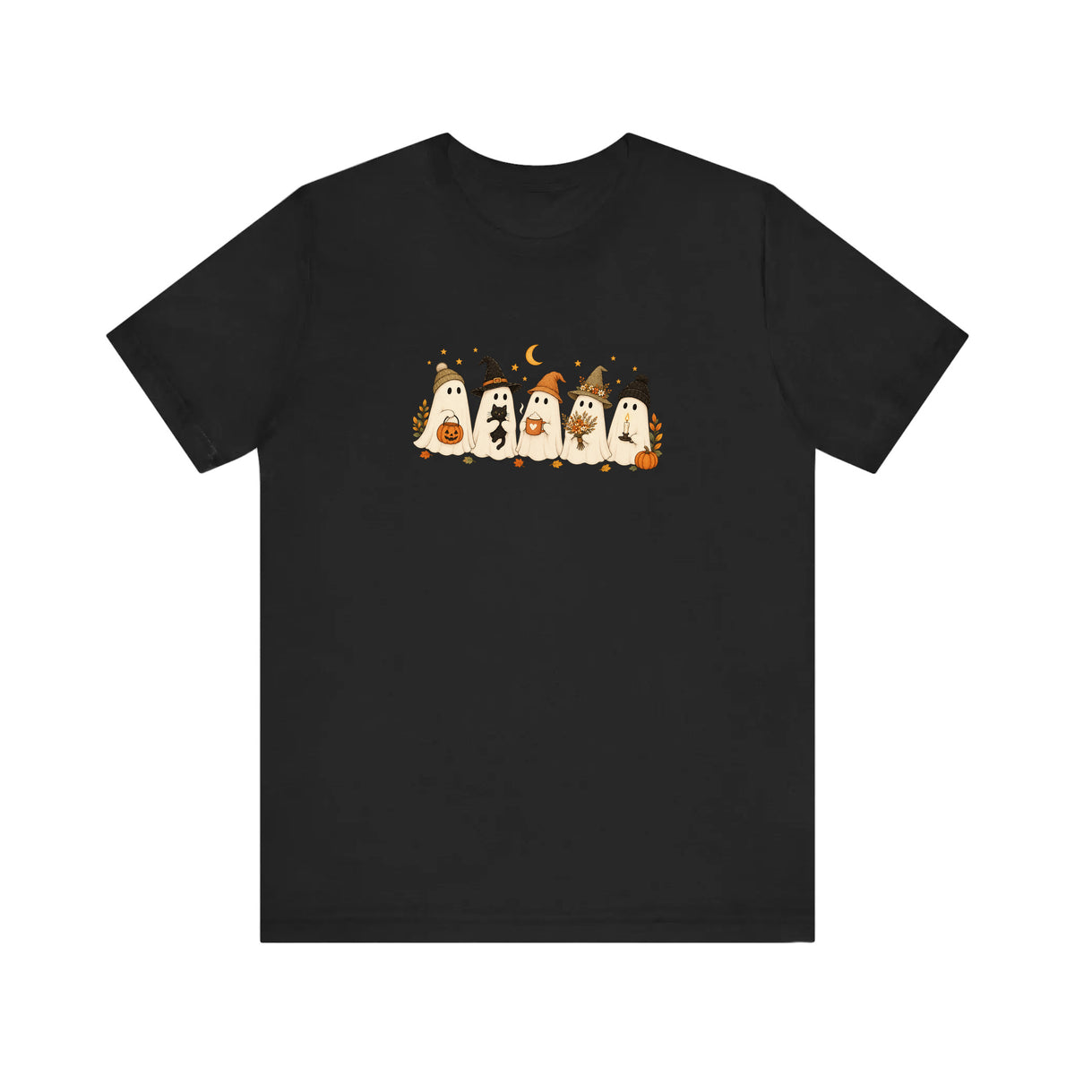 Cozy Autumn Ghost Squad Quality Tee
