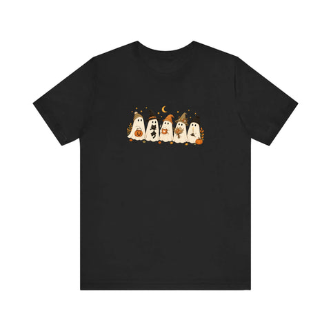 Cozy Autumn Ghost Squad Quality Tee
