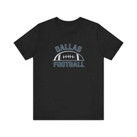 Dallas Football Vintage Arch Quality Tee — Black