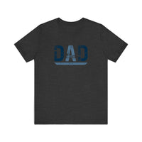 Dad The Man The Myth The Legend Quality Tee — Dark Grey Heather