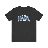 Dada Varsity Arch Quality Tee — Dark Grey Heather