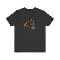 Denver Football Varsity Arch Quality Tee — Dark Grey Heather