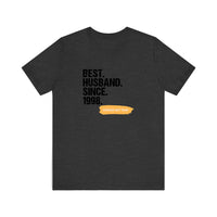 best_husband_dark print Quality Tee — Dark Grey Heather