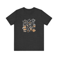 Cozy Coffee And Tea Collection Quality Tee — Dark Grey Heather