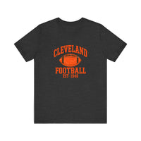 Cleveland Football Est 1946 Quality Tee — Dark Grey Heather
