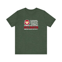 Atlanta Eagle Flag Quality Tee — Heather Forest