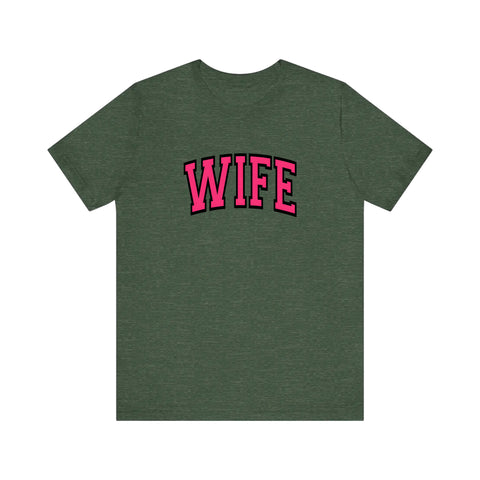 Wife Varsity Arch Quality Tee