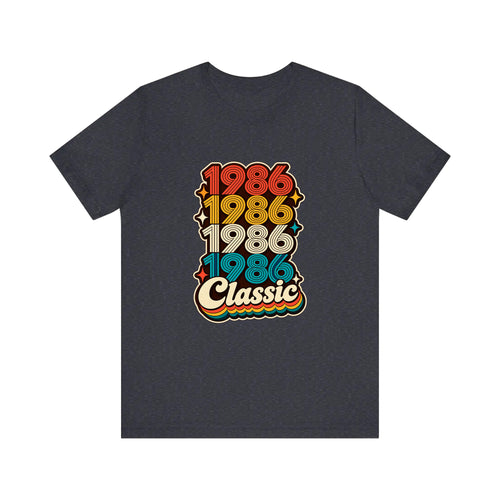 1986 Classic Quality Tee — Heather Navy