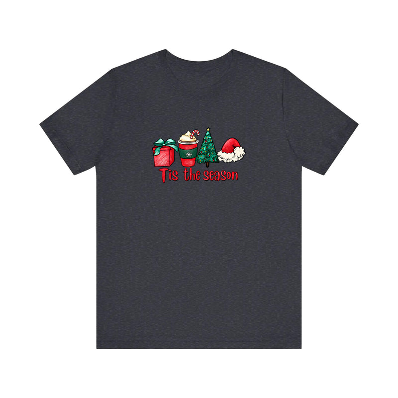 Tis The Season Quality Tee — Heather Navy