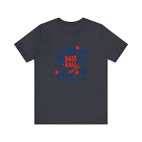 Baseball Mama Quality Tee — Heather Navy
