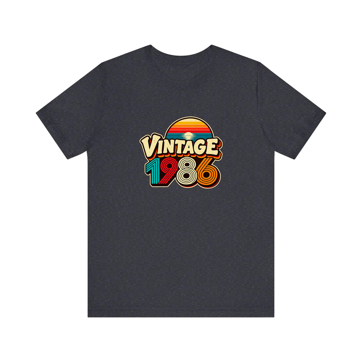 Vintage 1986 Retro Sunset Quality Tee