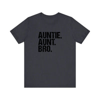 Auntie Aunt Bro Quality Tee — Heather Navy
