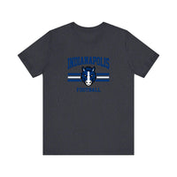 Indianapolis Football Colt Mascot Quality Tee — Heather Navy