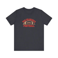 San Francisco Football Vintage Emblem Quality Tee — Heather Navy