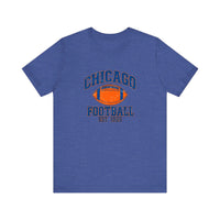 Chicago Football Est 1920 Quality Tee — Heather True Royal