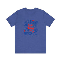 Baseball Mama Quality Tee — Heather True Royal
