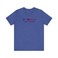 250 Years Of Freedom Quality Tee — Heather True Royal