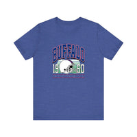 Buffalo 1960 Football Quality Tee — Heather True Royal
