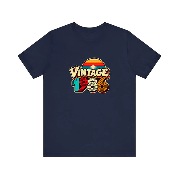 Vintage 1986 Retro Sunset Quality Tee