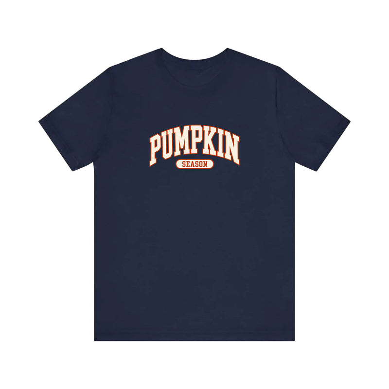 Pumpkin Season Quality Tee — Navy