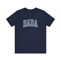 Dada Varsity Arch Quality Tee — Navy