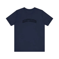 Sagittarius Varsity Arch Quality Tee — Navy