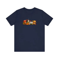 Cozy Autumn Book Club Quality Tee — Navy